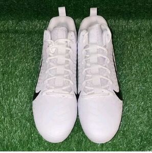 Nike Alpha Menace Pro 2 Low White Football Cleats Size 14 New CV6477-100